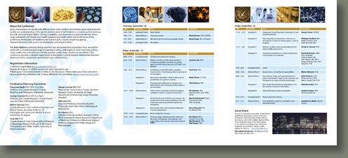 Programme brochure for Brain Matters conference